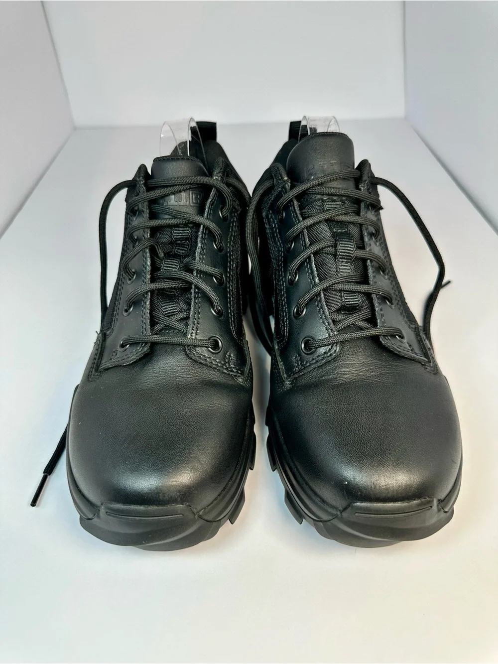 5.11 Tactical Mens Fast Tac Low Shoe Black Leather Work Military Size 10